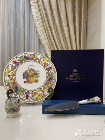 Блюдо, коддлер, лопатка. Royal Worcester. Англия