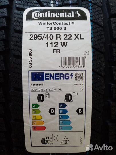 Continental ContiWinterContact TS 860S 295/40 R22 112W