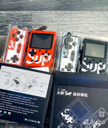 Приставка игровая Sup 400in1 джойстик в комплекте