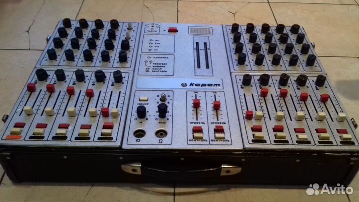 Микшер пульт времен СССР карат