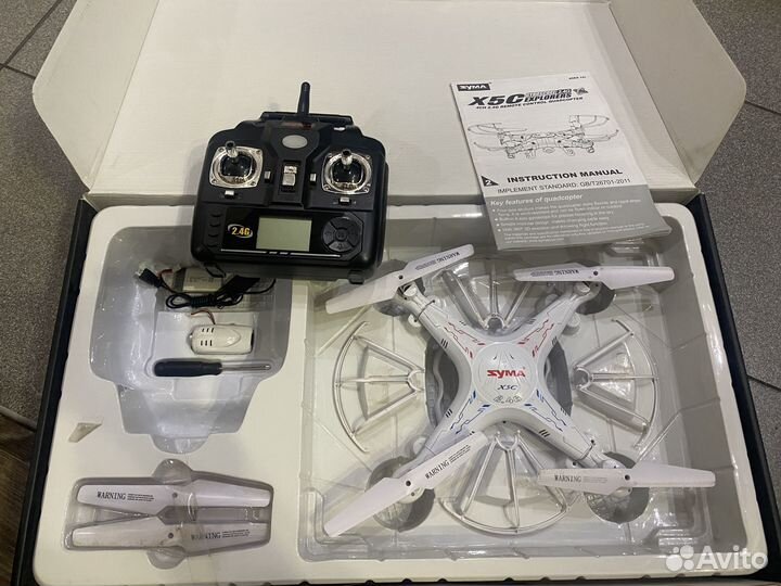 Квадракоптер с камерой Syma X5C Explorers 2.4G