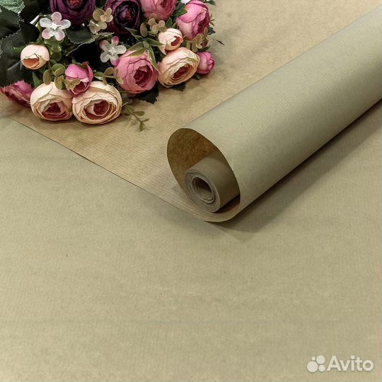 Оберточная крафт бумага (рулонами)