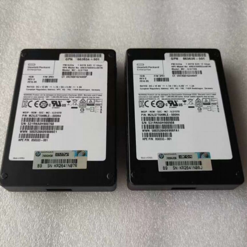 [PM1633A] Ssd Samsung 7.68тб Sas Hpe 3par Pm1633a