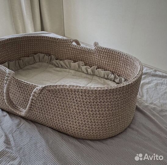 Люлька переноска корзина для новорожденных