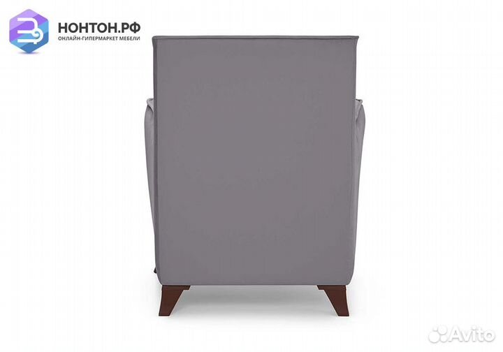 Кресло Оксфорд светло-серый