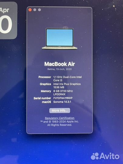 Apple MacBook Air 2020