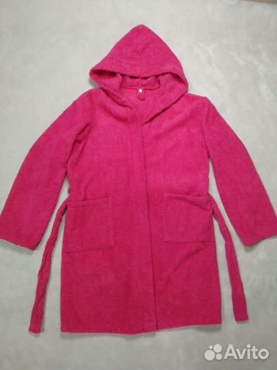 Махровый халат для девочки