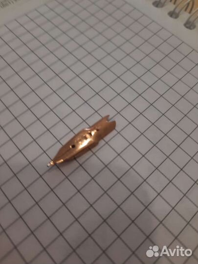 Золотое перо для ручки