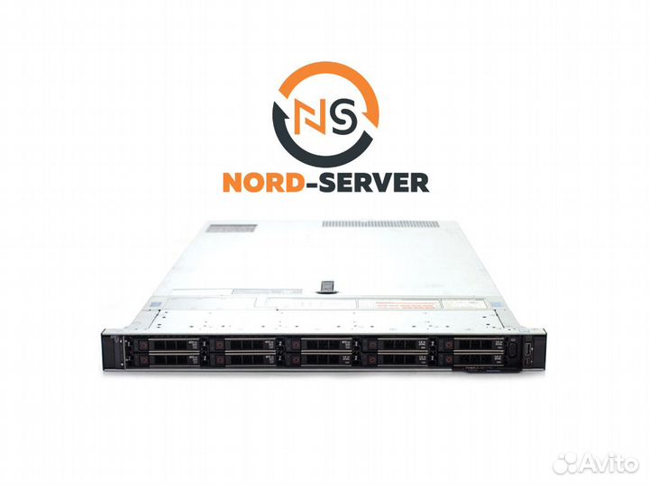 Сервер dell R640 12SFF 2x Silver 4110 192GB