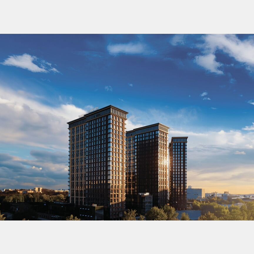 1-к. апартаменты, 67,6 м², 23/23 эт.