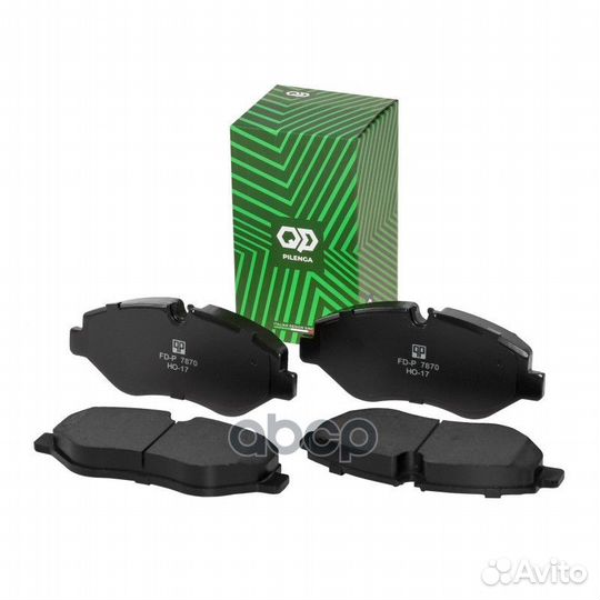 Колодки тормозные дисковые передние fd-p7870 PI