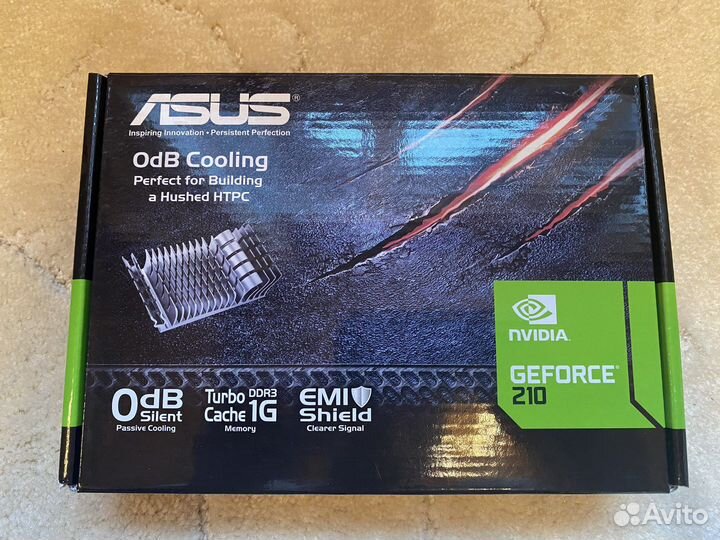 Видеокарта Asus nvidea GeForce 210 0db 1G