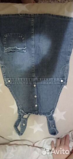 Джинсовый сарафан для девочки