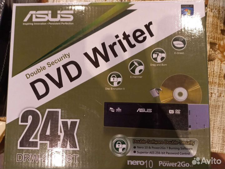Привод DVD-RW Asus DRW-24D5MT/BLK/B/AS черный