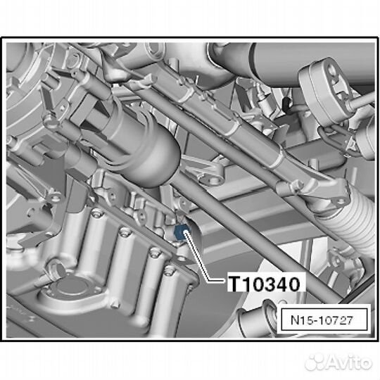 Набор фиксаторов VW Audi 1.2/1.4/1.6 FSI/1.4TSI