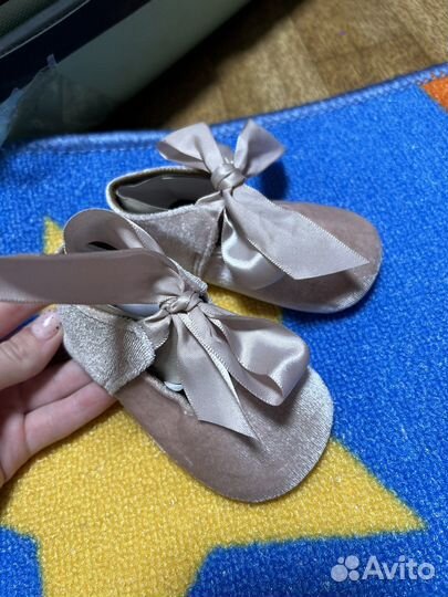 Пинетки для девочки нарядные