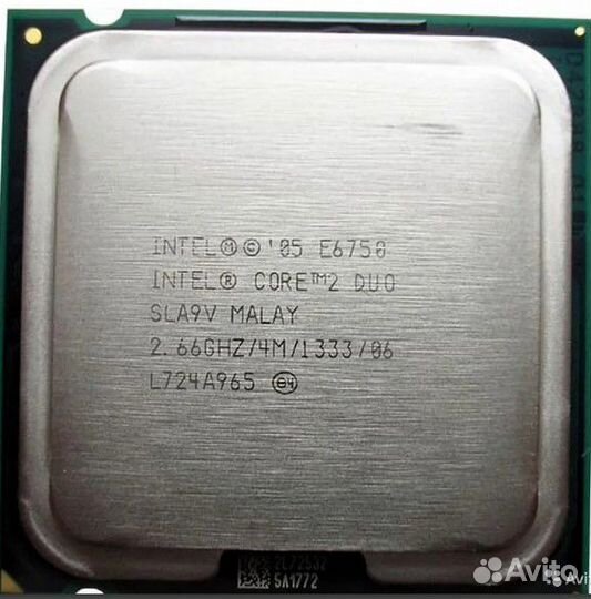 Процессор Intel Core 2 Duo E6750 и другие