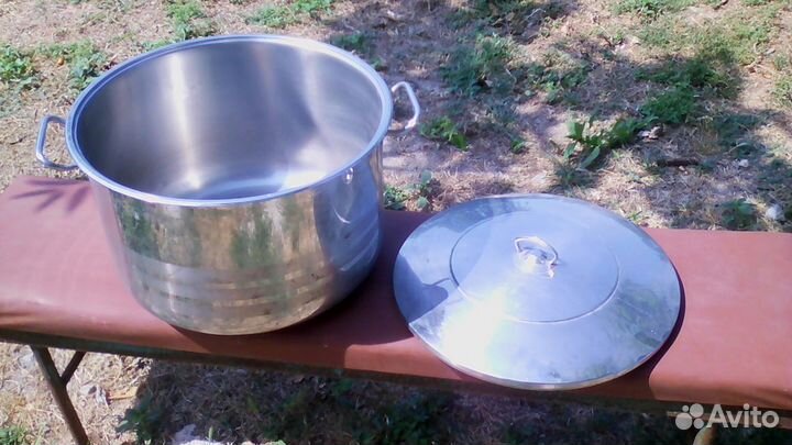 Кастрюля из нержавейки Korkmaz 45л