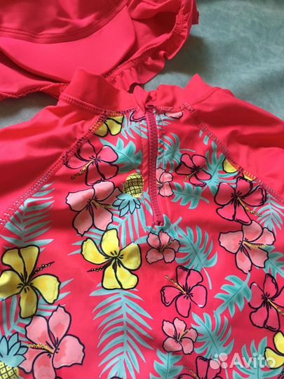 Купальный комплект для девочки 1-1,5 года