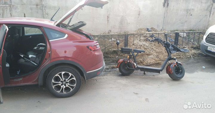 Электроскутер citycoco 1800Вт