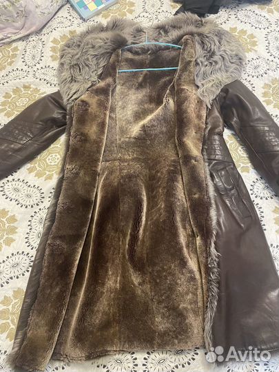 Дубленка женская из натуральной кожи XL