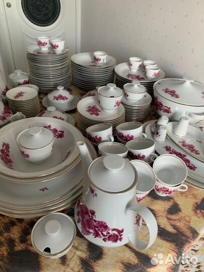 Столовый сервиз на 12 персон гдр