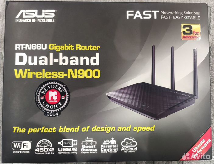 Asus RT-N66U роутер WI-FI, маршрутизатор