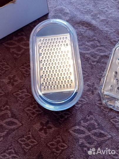 Овощерезка-тёрка, с контейнером, с 3мя терками