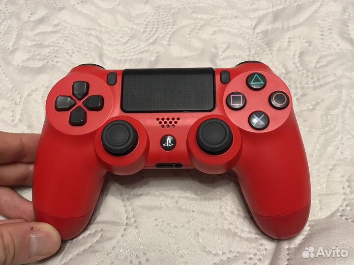 Джостик ps4 оригинал красный dualshock v2