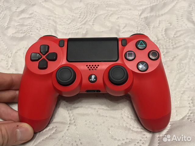 Джостик ps4 оригинал красный dualshock v2