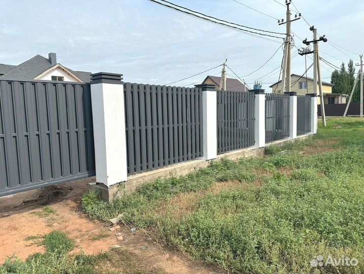 Штакетник металический / Забор