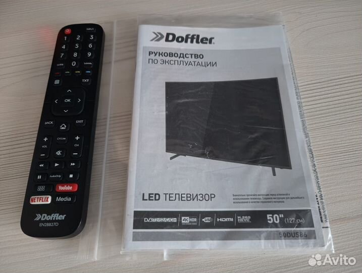SMART телевизор 4K (Ultra HD) Doffler 50 (127см)