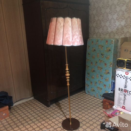 Торшер СССР с абажуром