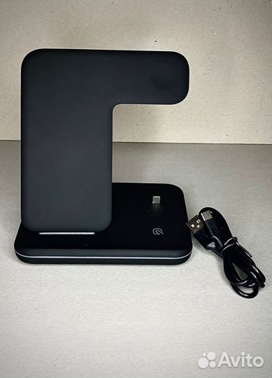 Беспроводная зарядка для Айфон и Андроид 3 в 1