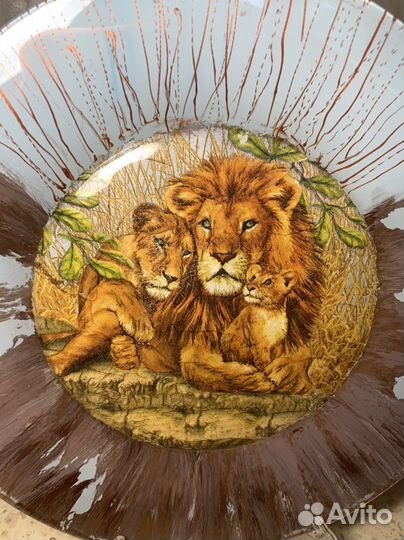 Тарелка ручной работы