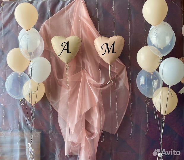 Гелиевые воздушные шары, шары на выписку