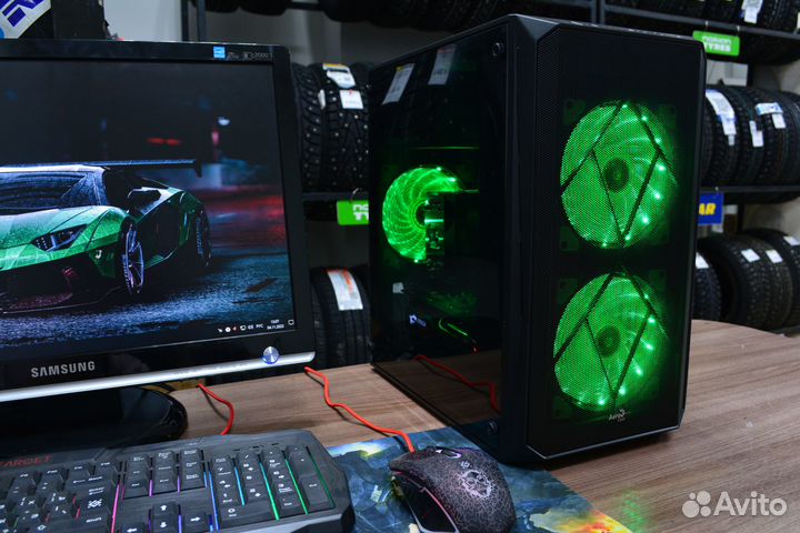 Игровой системник Intel 10 ядер + MSI 470+16 gb