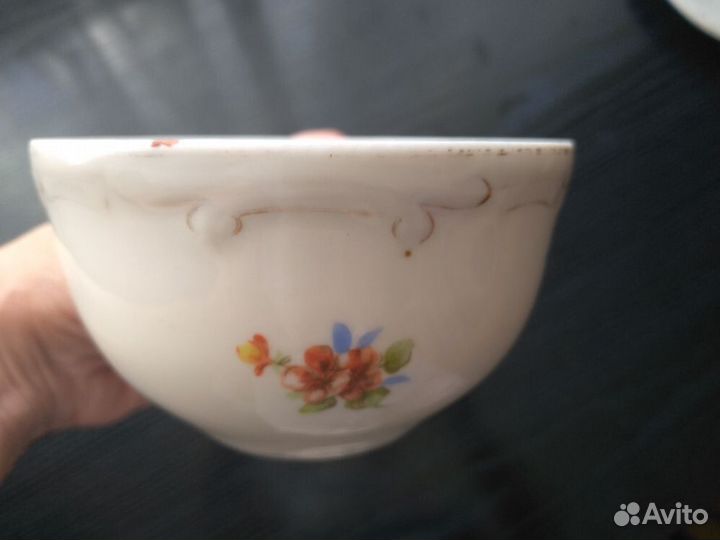 Чайная пара и блюдце. Дулево 54г