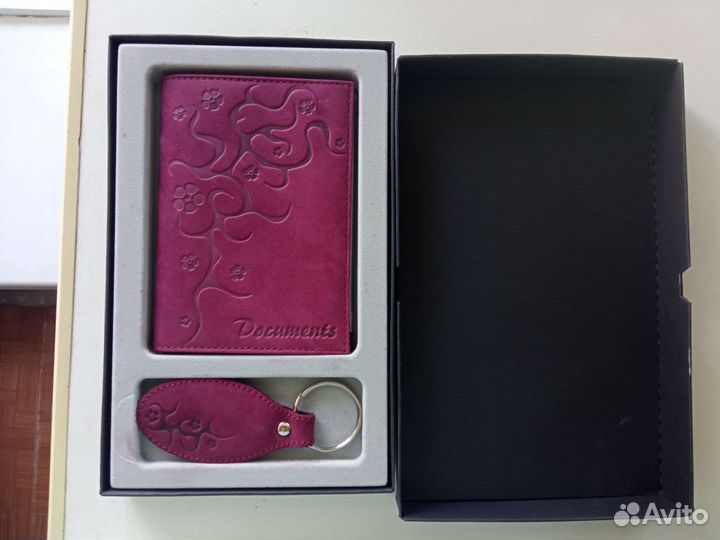 Подарочный набор органайзер для автодокументов