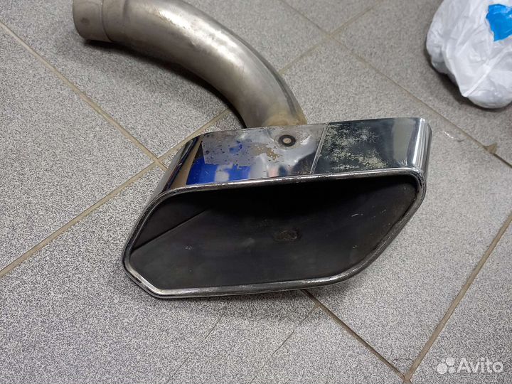 Насадка на глушитель volkswagen туарег левая