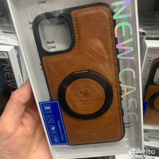 Чехол на iPhone Santa Barbara MagSafe с кольцом