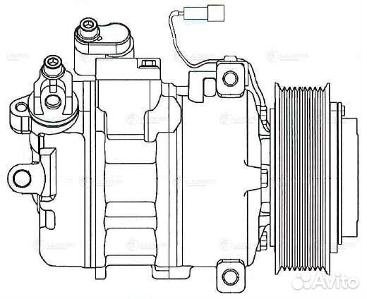 Компрессор кондиционера Камаз 5490