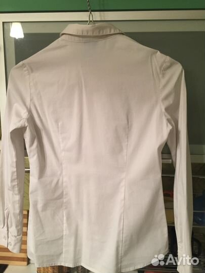 Блуза школьная белая с длинным рукавом