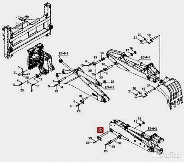 Палец 811/01101 Hidromek