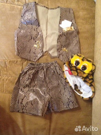 Костюм змеи на ребенка 3-4 года