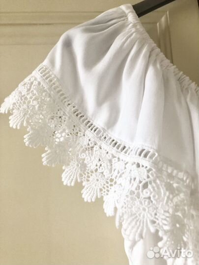 Белое платье с кружевом Melissa Odabash, оригинал