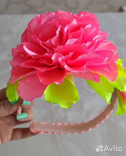 Ободок для волос ручной работы