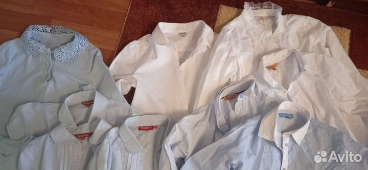 Блузки школьные на девочку