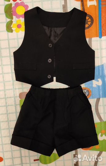 Жилетка и шорты для мальчика 98-104