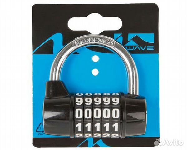 Замок навесной, кодовый, пятизначный код, индивиду